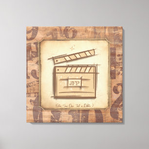 Filmmaker, actor, film director producer gift idea canvas print
