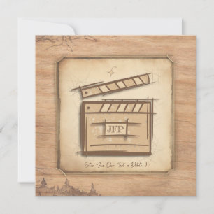 Filmmaker, actor, film director producer gift idea invitation