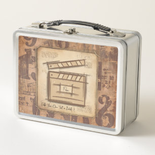 Filmmaker, actor, film director producer gift idea metal lunch box