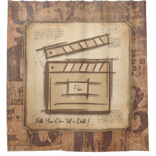 Filmmaker, actor, film director producer gift idea shower curtain