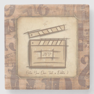 Filmmaker, actor, film director producer gift idea stone coaster