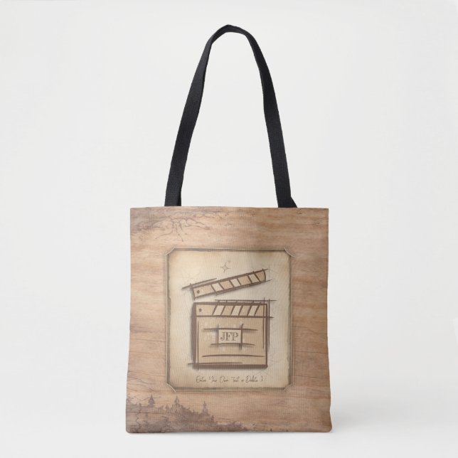 Filmmaker, actor, film director producer gift idea tote bag (Front)
