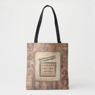Filmmaker, actor, film director producer gift idea tote bag