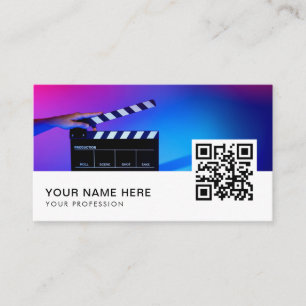 filmmaker business cards QR Code