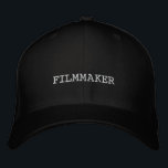 FILMMAKER Embroidered Hat - Customised<br><div class="desc">Show them what's on your mind with this filmmaker's hat.</div>