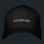 FILMMAKER Embroidered Hat - Customised<br><div class="desc">Show them what's on your mind with this filmmaker's hat.</div>