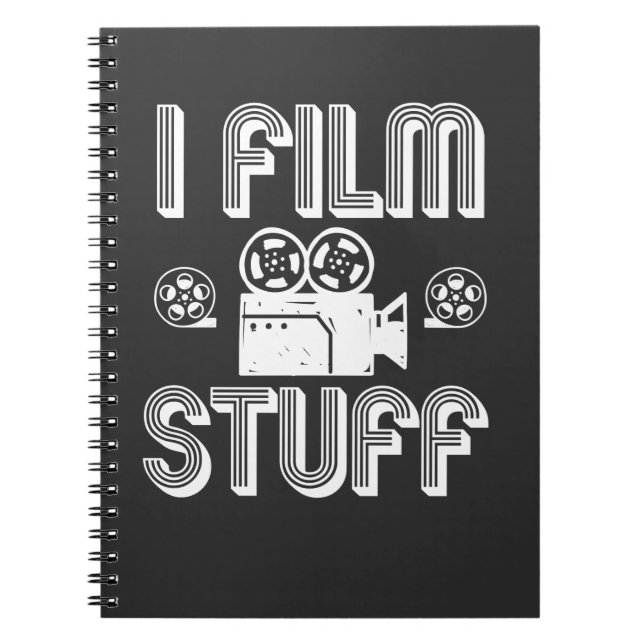 Filmmaker Film Making Movie Director Gift idea Notebook (Front)