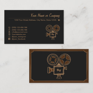 Filmmaker, film producer, director, actor. business card