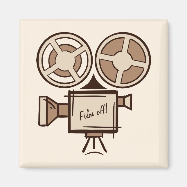 Filmmaker, film producer, director, actor. magnet (Front)