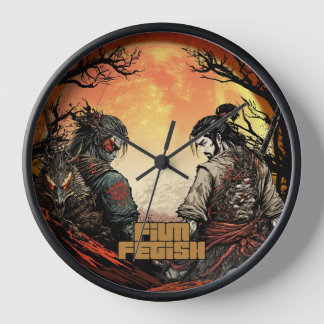 Filmmaker Movie Fight Scene Wall Clock