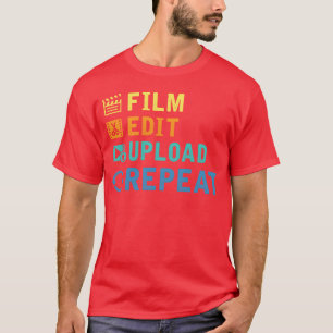 Filmmaking Editor Cinematographer Youtuber Film m T-Shirt