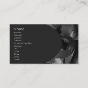 Filmstrip Business Card