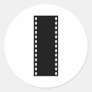 Filmstrip - Movie Classic Round Sticker
