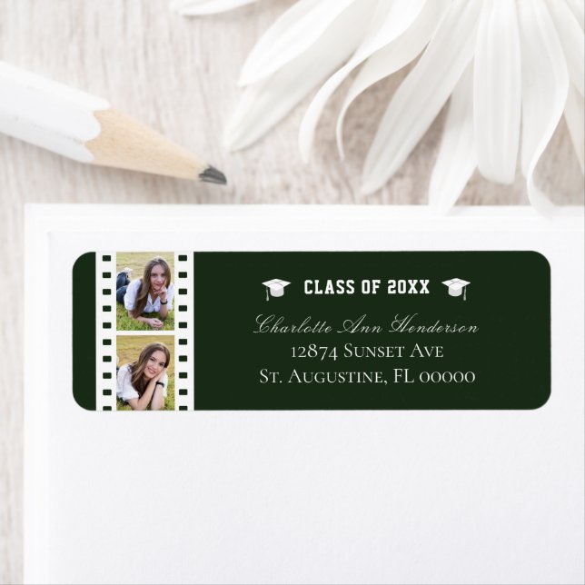 Filmstrip Photo Collage Graduation | Green Address (Insitu)