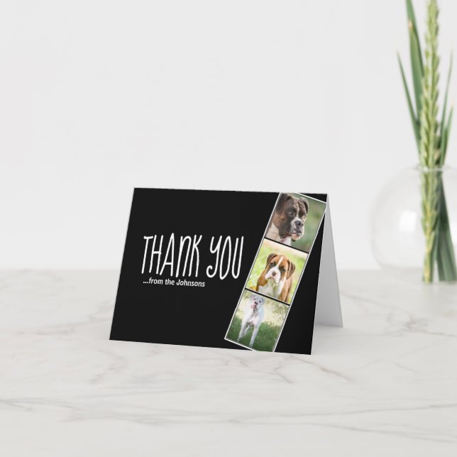 Filmstrip Photo Thank You Card (Front)