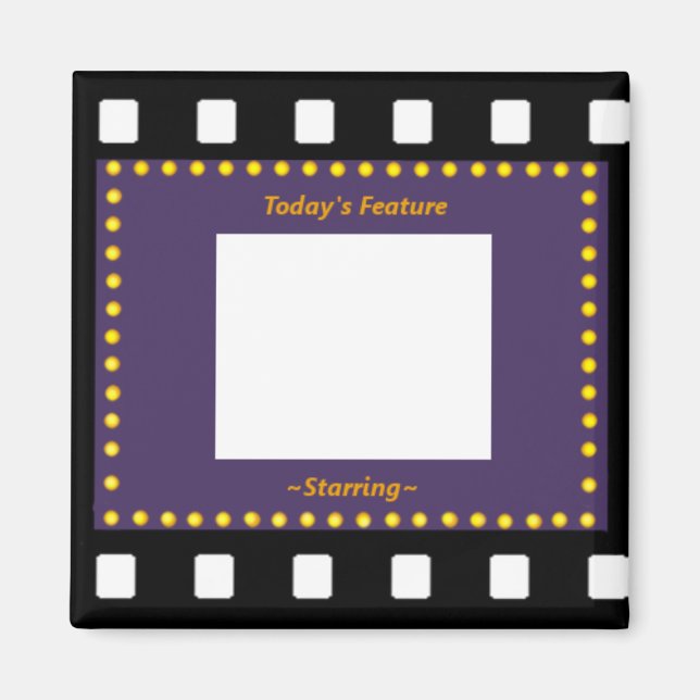 Filmstrip Picture Frame Magnet (Front)