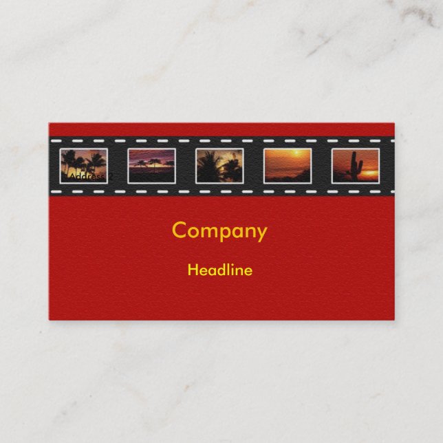 Filmstrip Profile Card (Front)