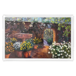 Filoli Garden Path Serving Tray