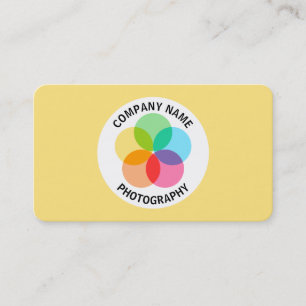 Filter Flower - Pale Yellow #FFE67F Business Card