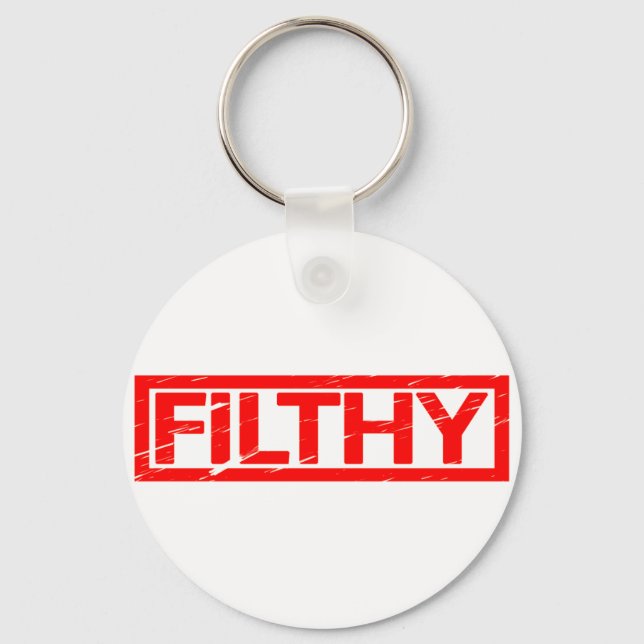 Filthy Stamp Key Ring (Front)