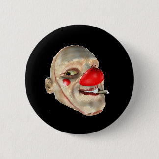 Filthy the Clown - face closeup 6 Cm Round Badge
