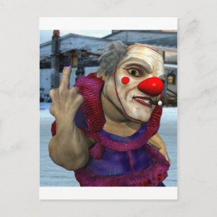 Filthy the Clown Postcard