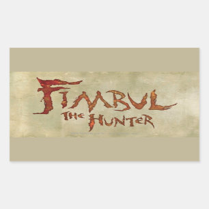 Fimbul The Hunter Rectangular Sticker