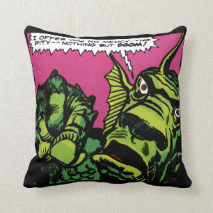 "Fin Fang Foom" Throw Pillow
