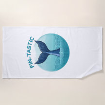 Fin-tastic Beach Towel