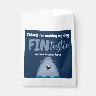 Fin-tastic Shark Thank You Kids Under The Sea Favour Bags
