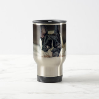 Fina the Boston Terrier Travel Mug