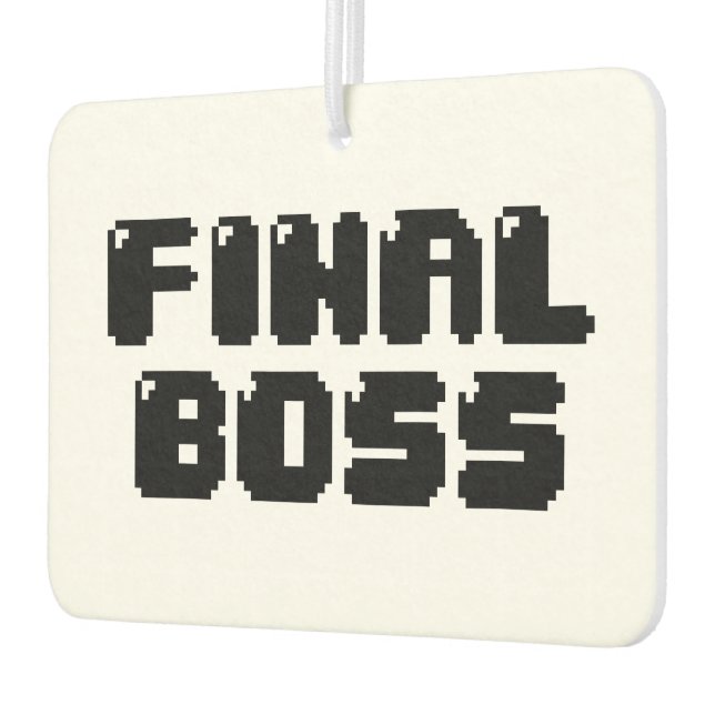 FINAL BOSS CAR AIR FRESHENER (Left)