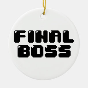 FINAL BOSS CERAMIC TREE DECORATION