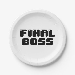 FINAL BOSS PAPER PLATE