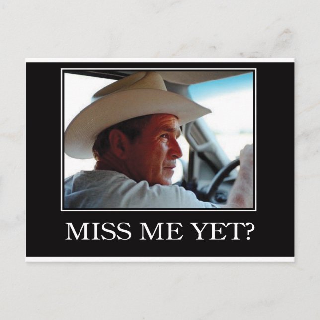 Final-BUSH-HAT.Miss-Me-2ai Postcard (Front)