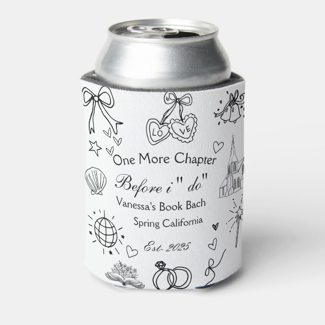 Final Chapter Before the Chapel Book Bachelorette  Can Cooler (Can Back)