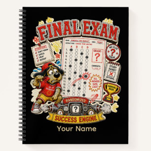Final Exam Success Engine Personalised Funny Notebook