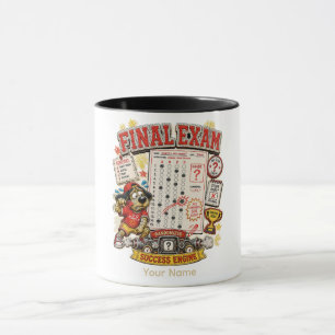 Final Exam Success Pending Personalised Funny Stud Mug