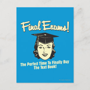 Final Exams: Finally Buy the Text Book Postcard