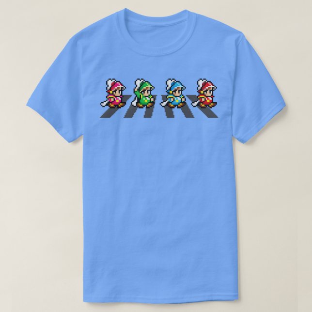 Final Fantasy Onion Knights Crossing T-Shirt (Design Front)