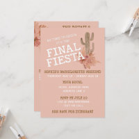 Final Fiesta Itinerary Bachelorette Party 