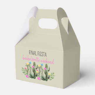 Final Fiesta Personalised Bachelorette Party Favour Box