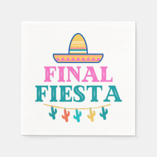 Final Fiesta Sombrero  Napkin