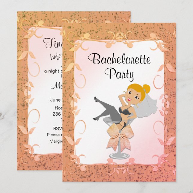 Final Fling Bachelorette Party Invitation (Front/Back)