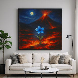 Final Flower - Pastel Painting Style Landscape Art Poster