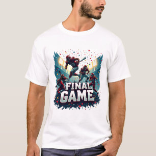 Final Game – Championship Football Action T-Shirt