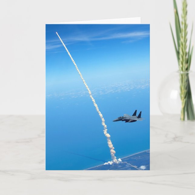 Final Launch of Space Shuttle Atlantis - May 2010 Card (Front)