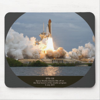 Final Space Shuttle launch STS-135 Atlantis Mouse Mat