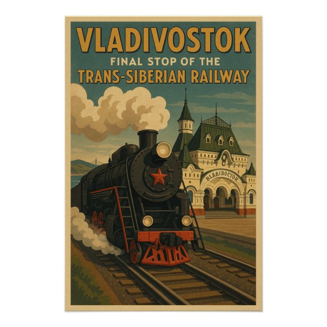 Final Stop of the Trans-Siberian Railway Poster (Front)