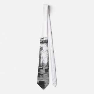 Final Sunset (b&w) Tie